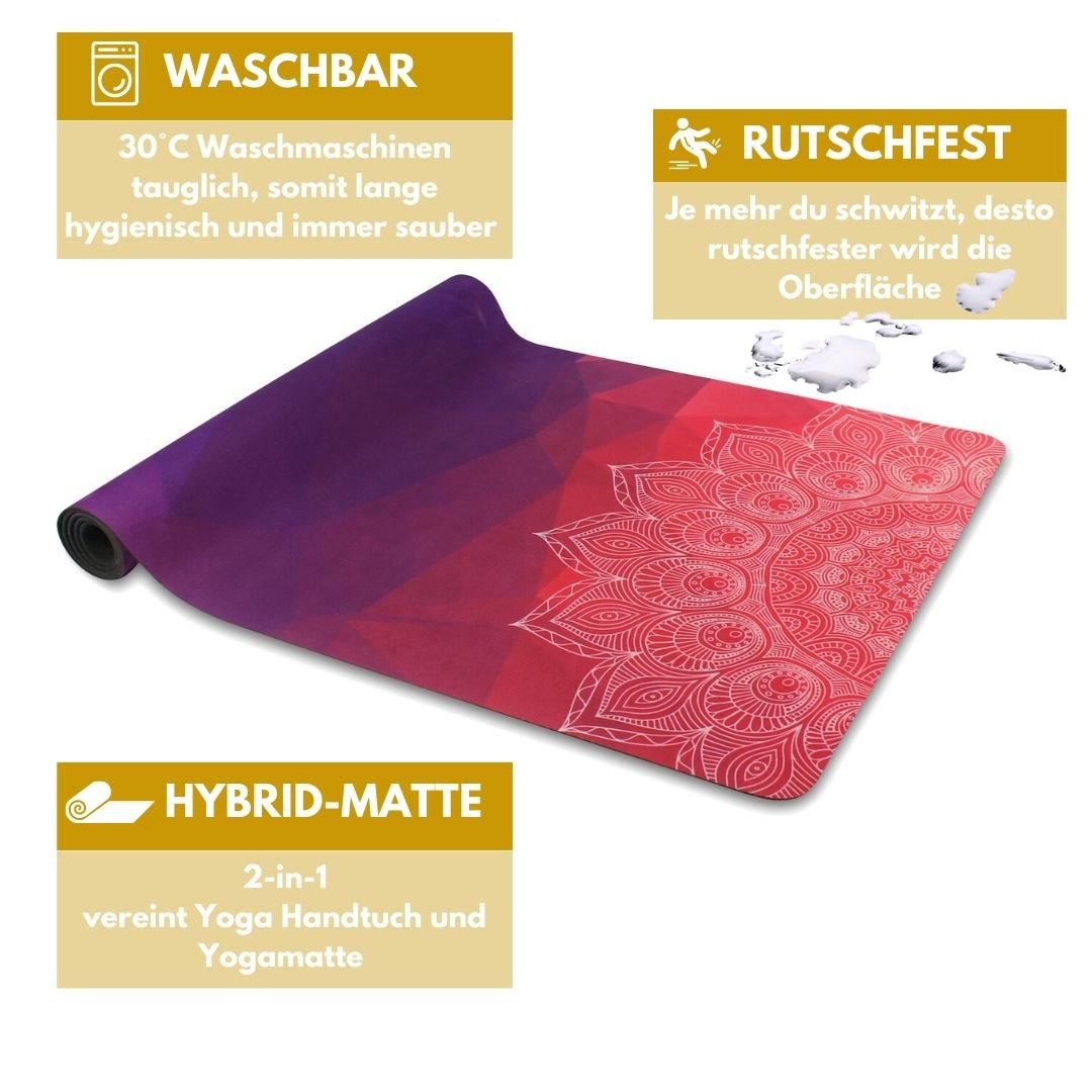 Yogamatte "Indian Sunset" inkl. Tragegurt - YOSANA