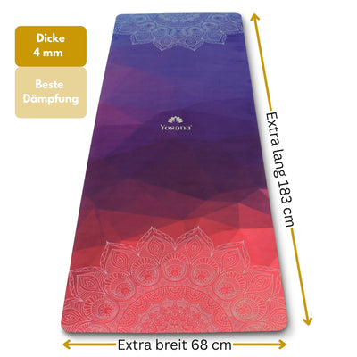 Yogamatte "Indian Sunset" inkl. Tragegurt - YOSANA